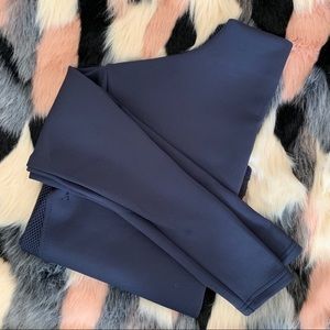 NWOT: ADAY Like a Boss Sweatshirt Navy + Navy Mesh